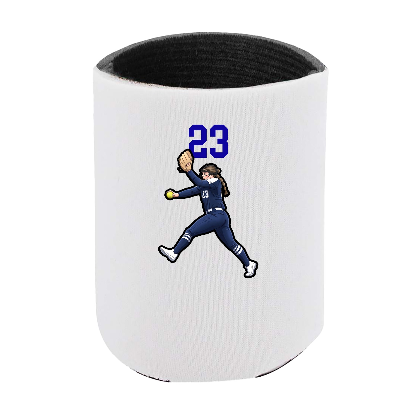 Can Holder — Number Top in White