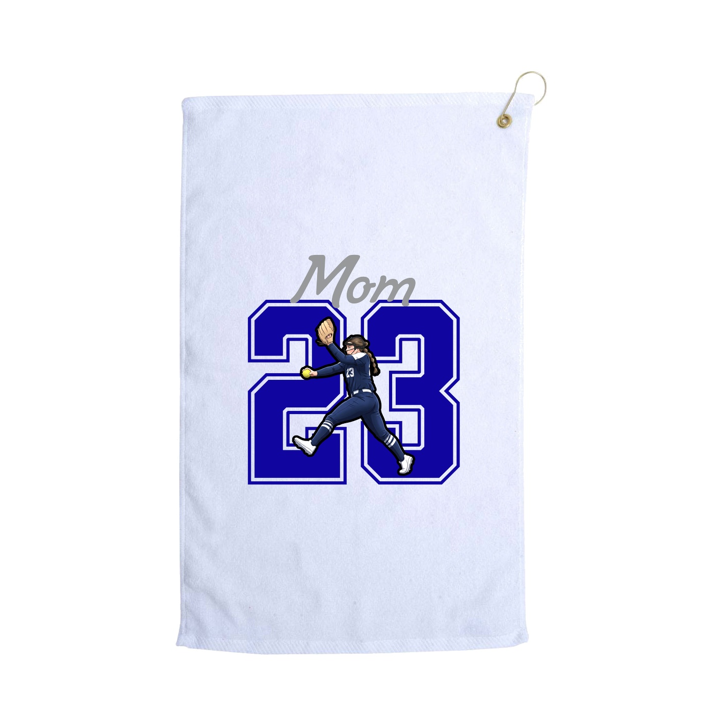 Golf Towel — Mothers Day Shirsey in White