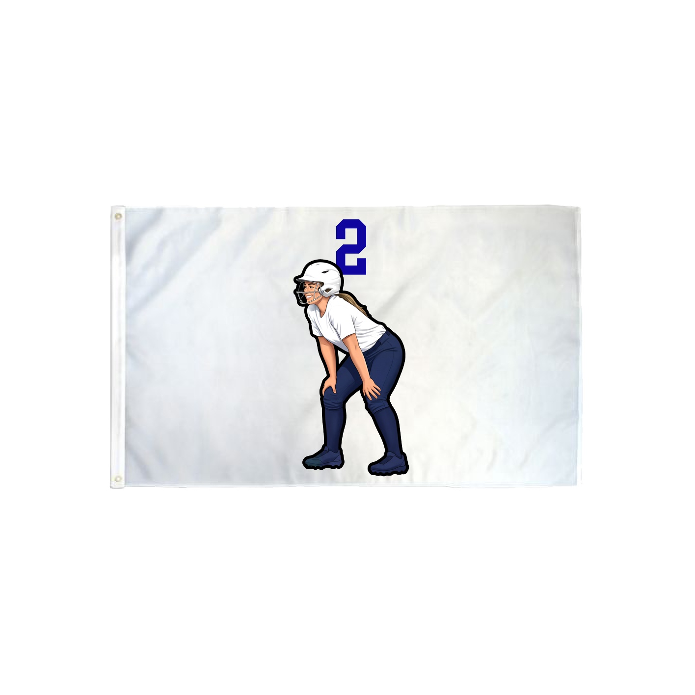 3x5 Flag — Number Top in Classic