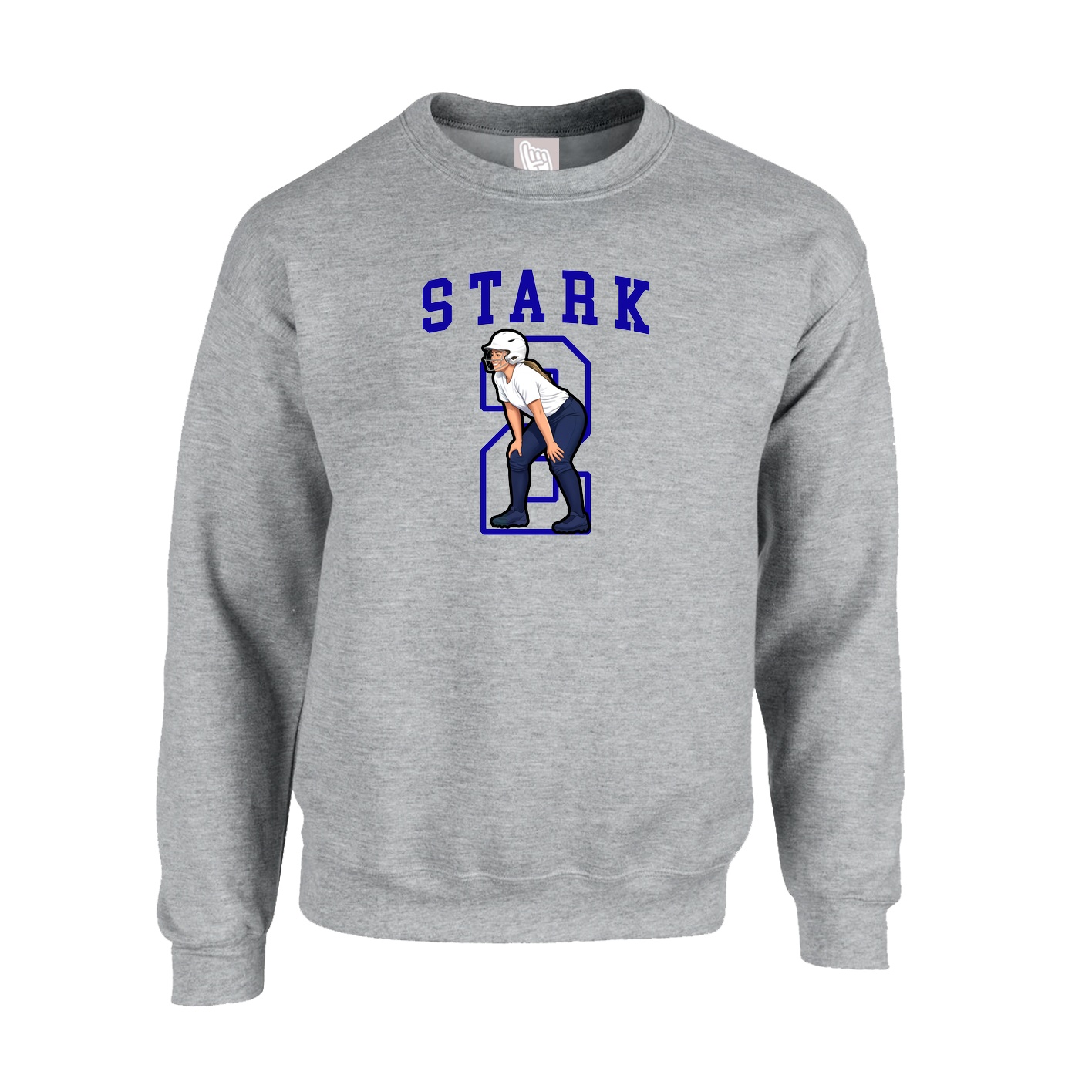 Fleece Crew — Shirsey in Grey