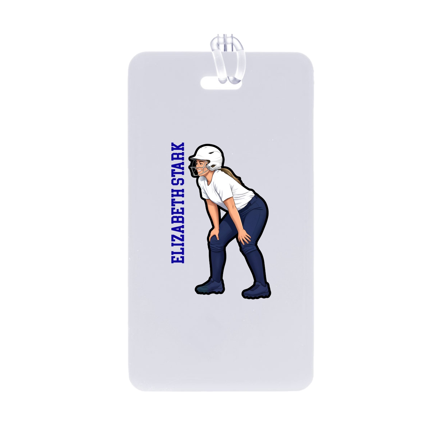 Bag Tag — Name Vertical in Classic