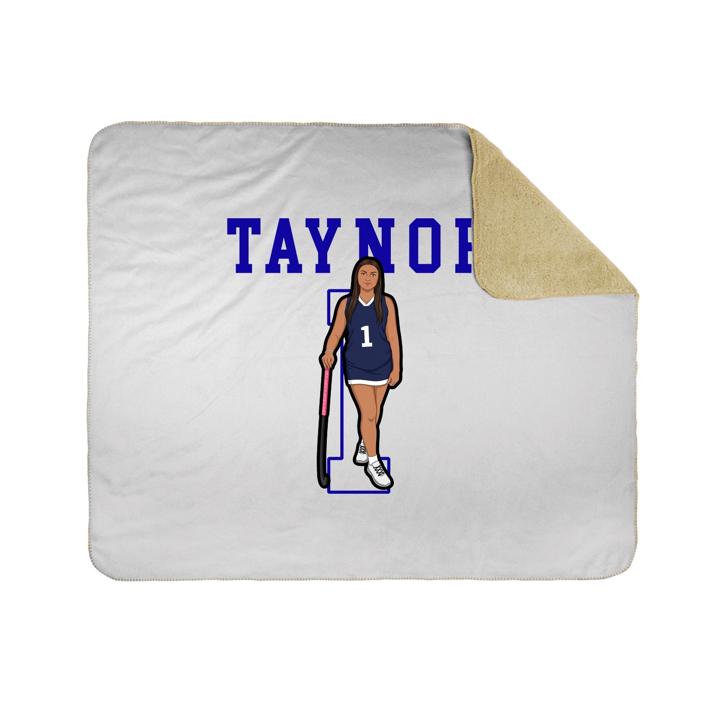 Throw Blanket — Shirsey in White