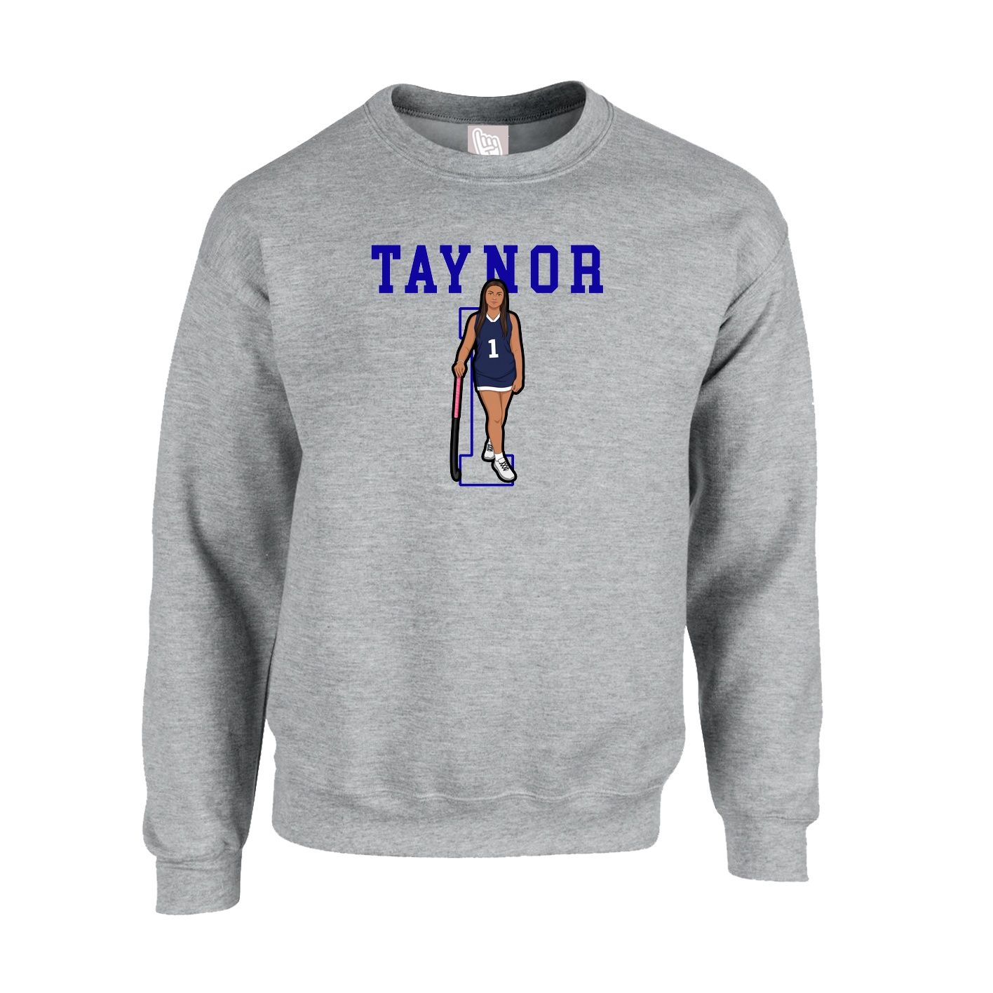 Fleece Crew — Shirsey in Grey
