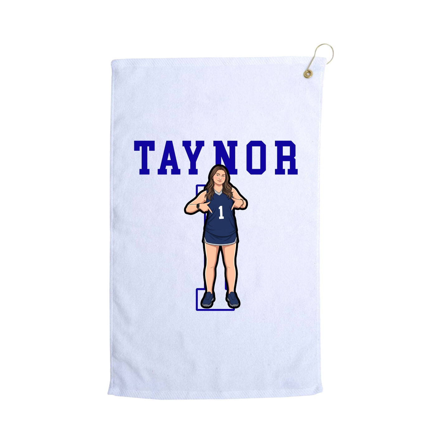 Golf Towel — Shirsey in White