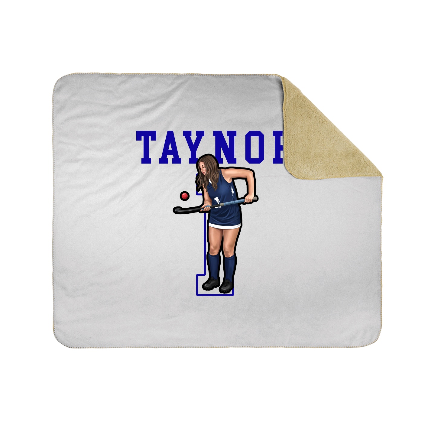 Throw Blanket — Shirsey in White