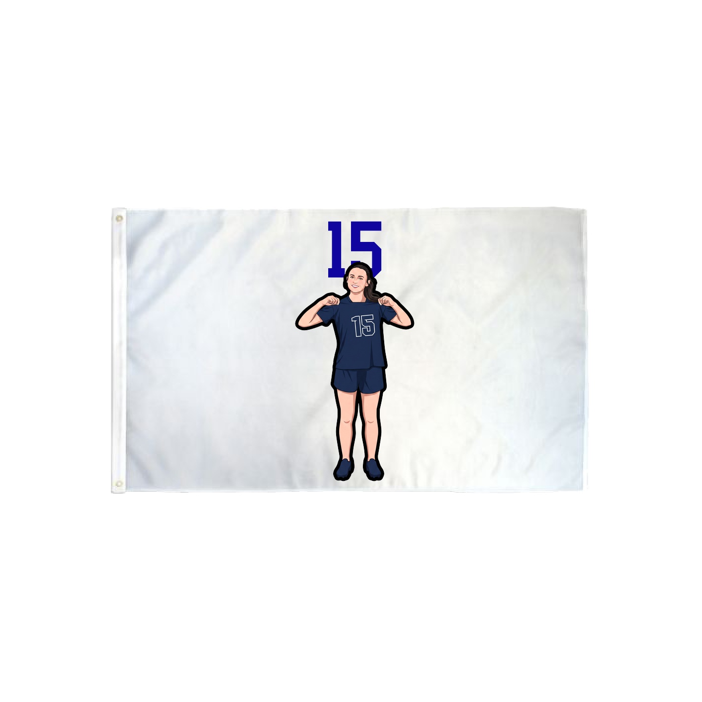 3x5 Flag — Number Top in Classic