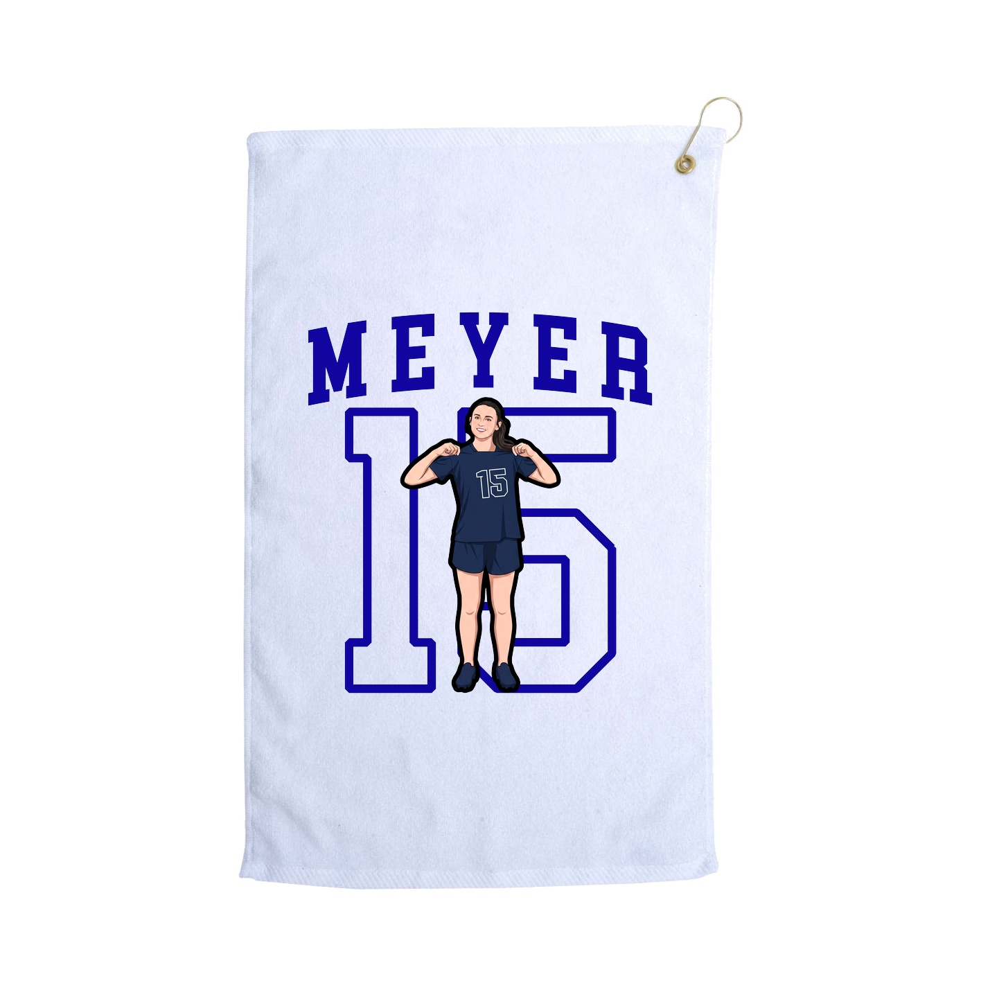 Golf Towel — Shirsey in White