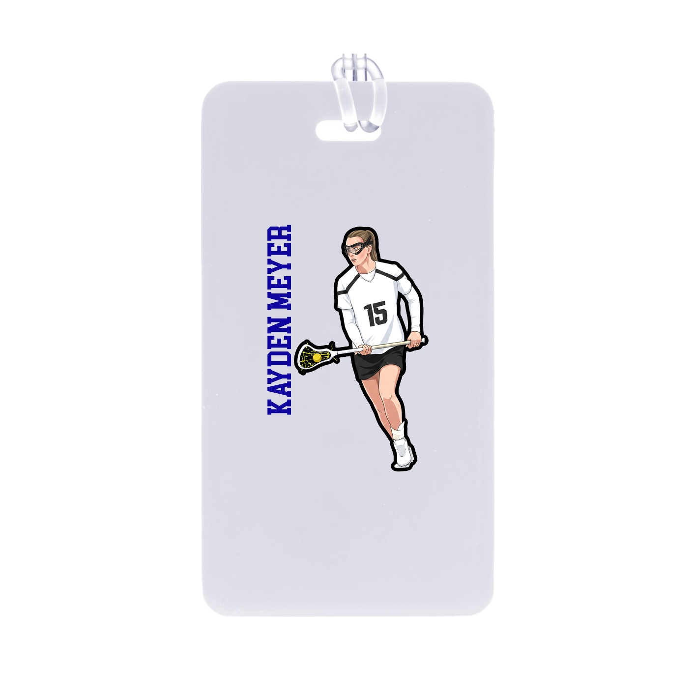 Bag Tag — Name Vertical in Classic