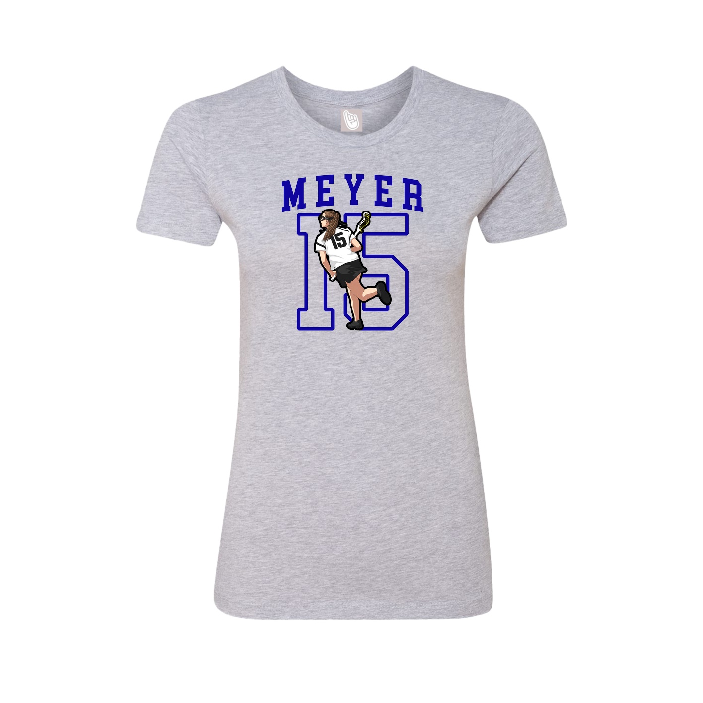 Fitted Women's Tee — Shirsey in Grey