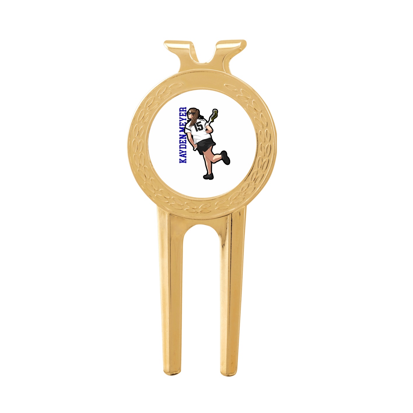 Divot Tool with Ball Marker — Name Vertical in Classic