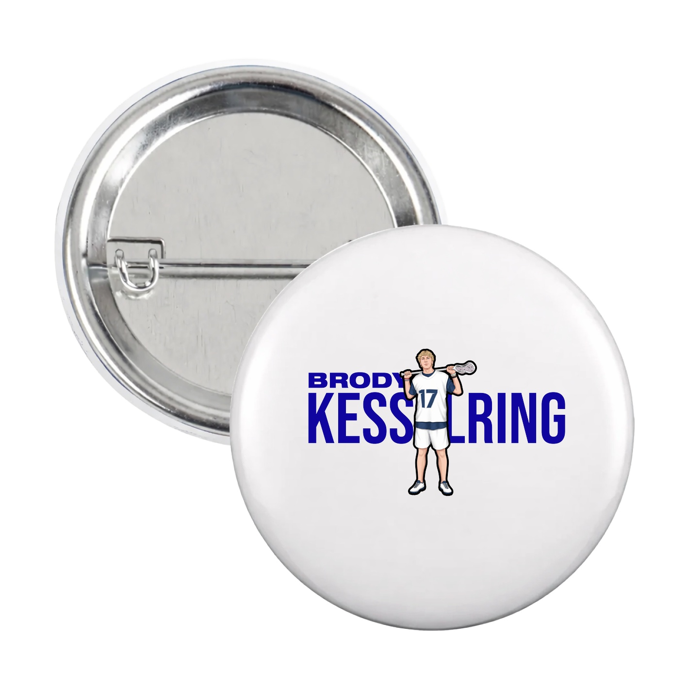 Game Day Button — Player Name in White