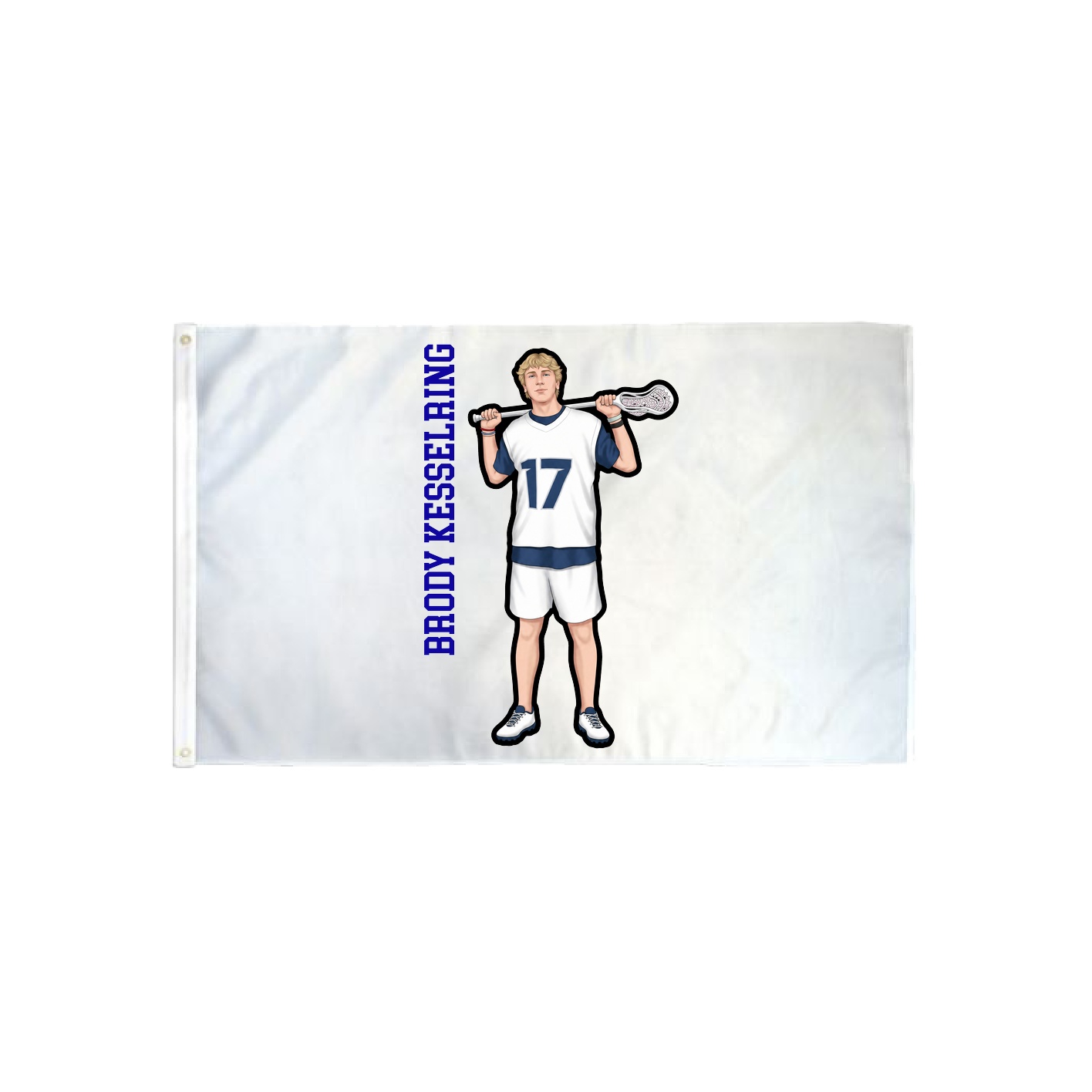 3x5 Flag — Name Vertical in Classic