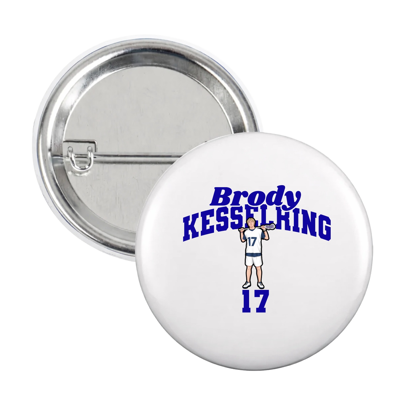 Game Day Button — Signature Arch in White