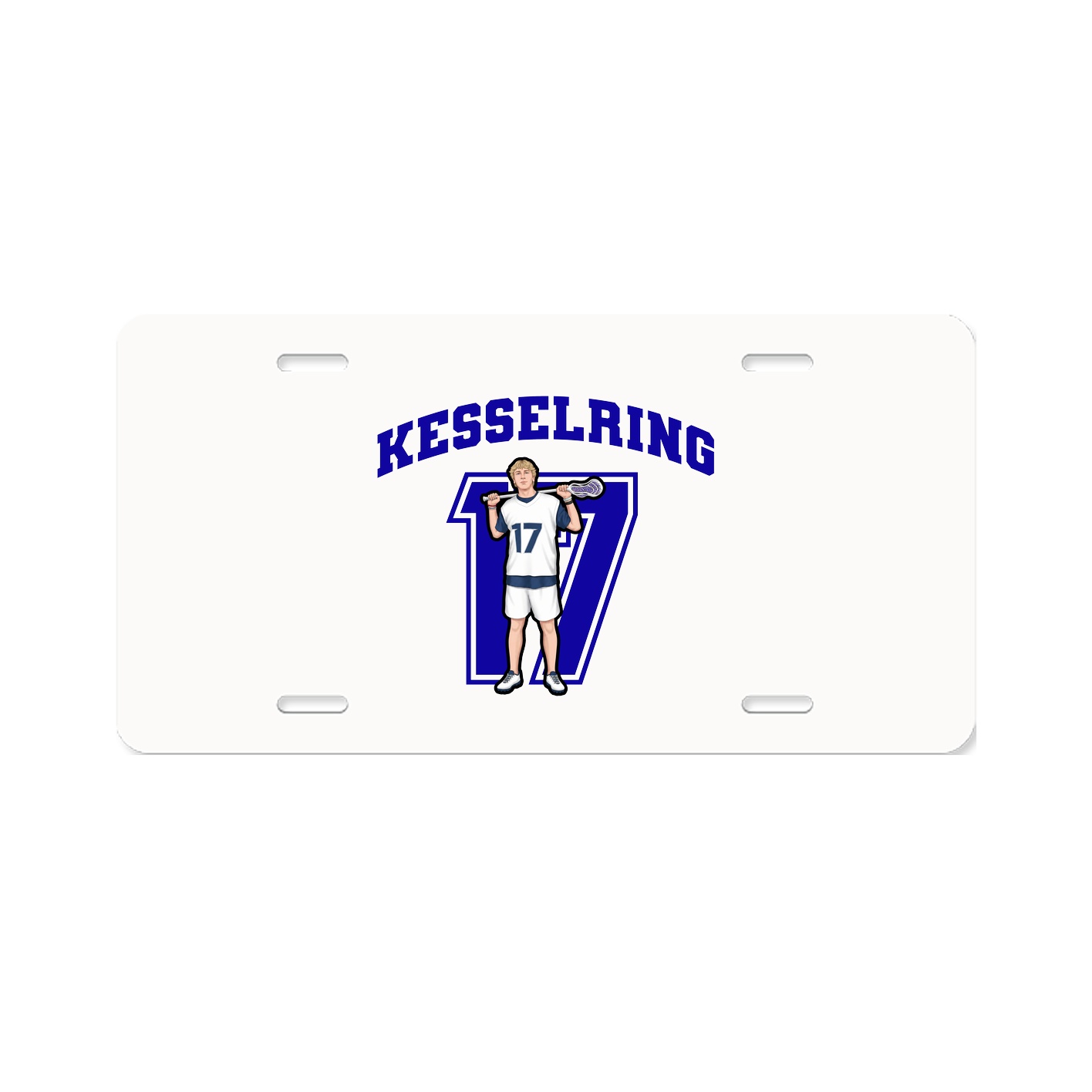 License Plate — Number in Classic