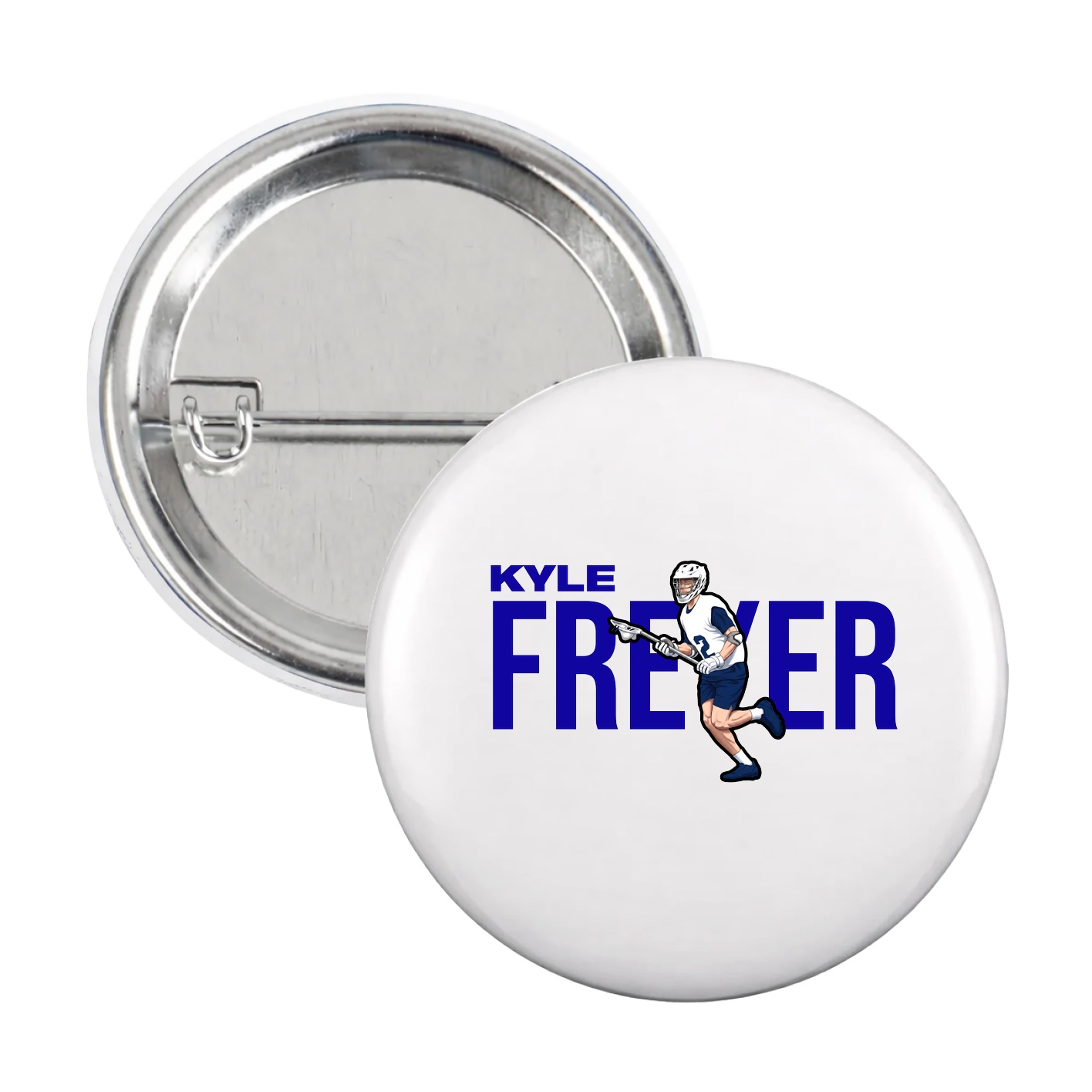 Game Day Button — Player Name in White