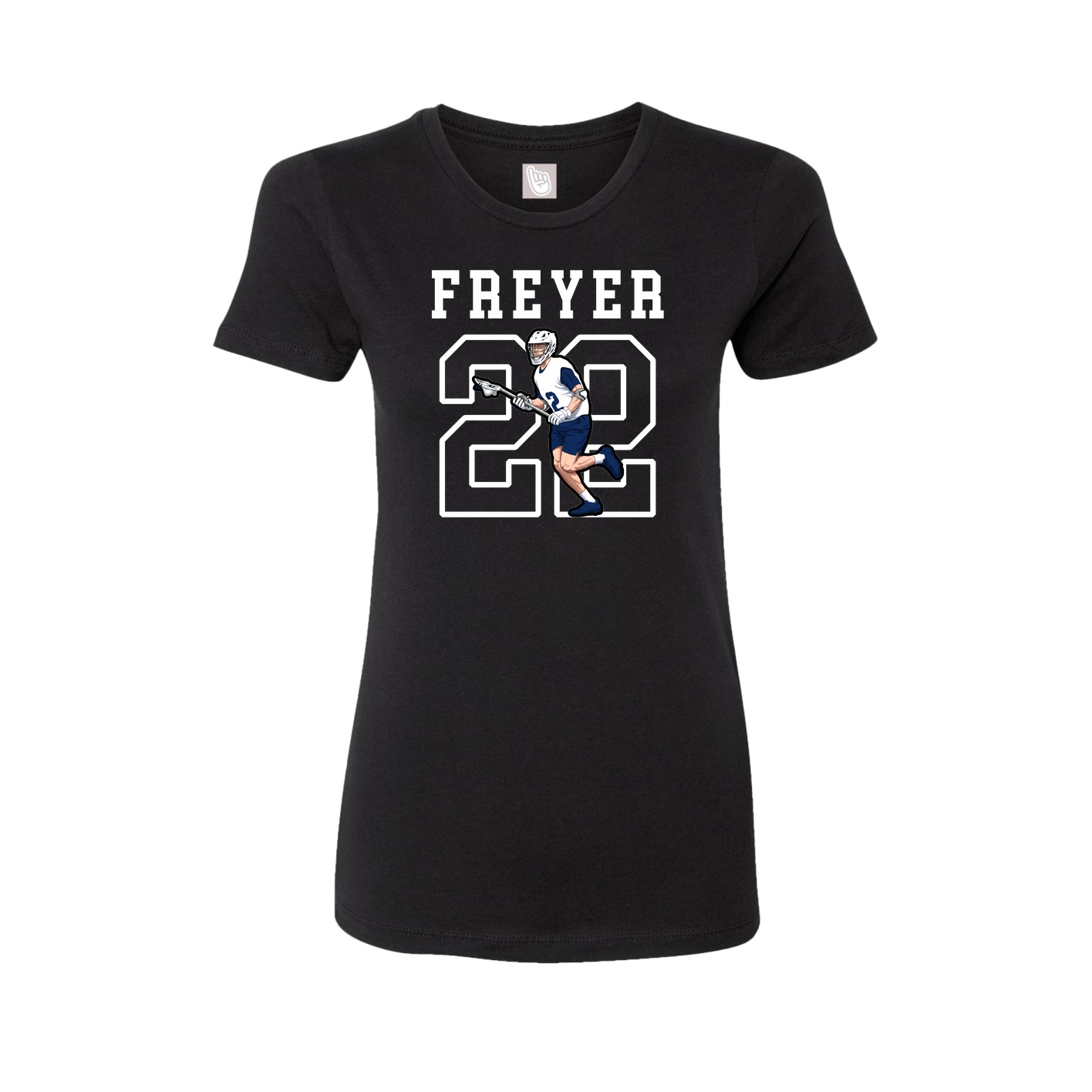 Fitted Women's Tee — Shirsey in Black