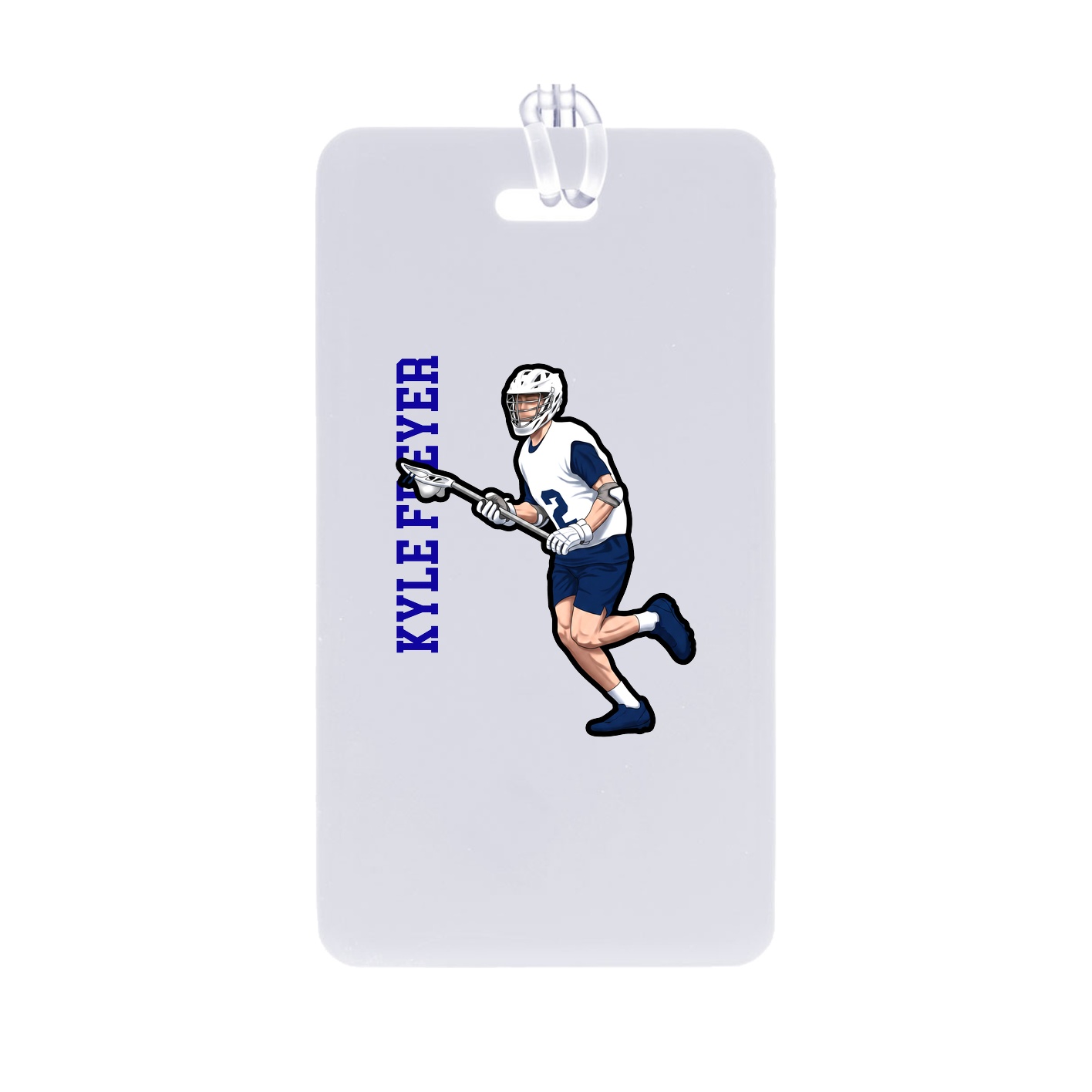 Bag Tag — Name Vertical in Classic