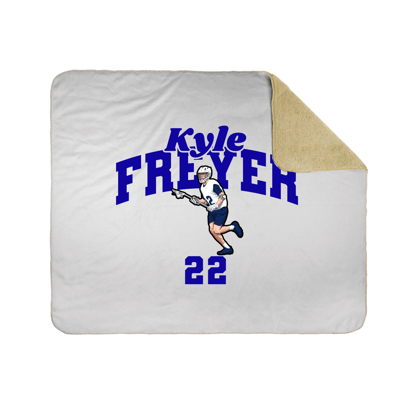 Throw Blanket — Signature Arch in White