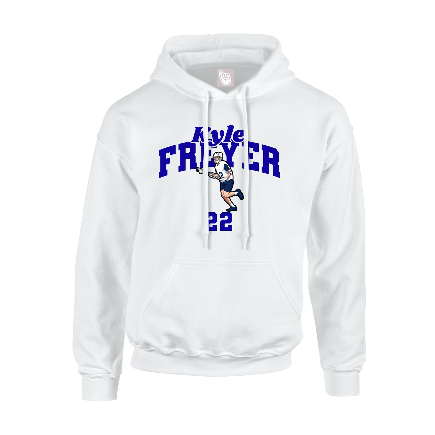 Hoodie — Signature Arch in White