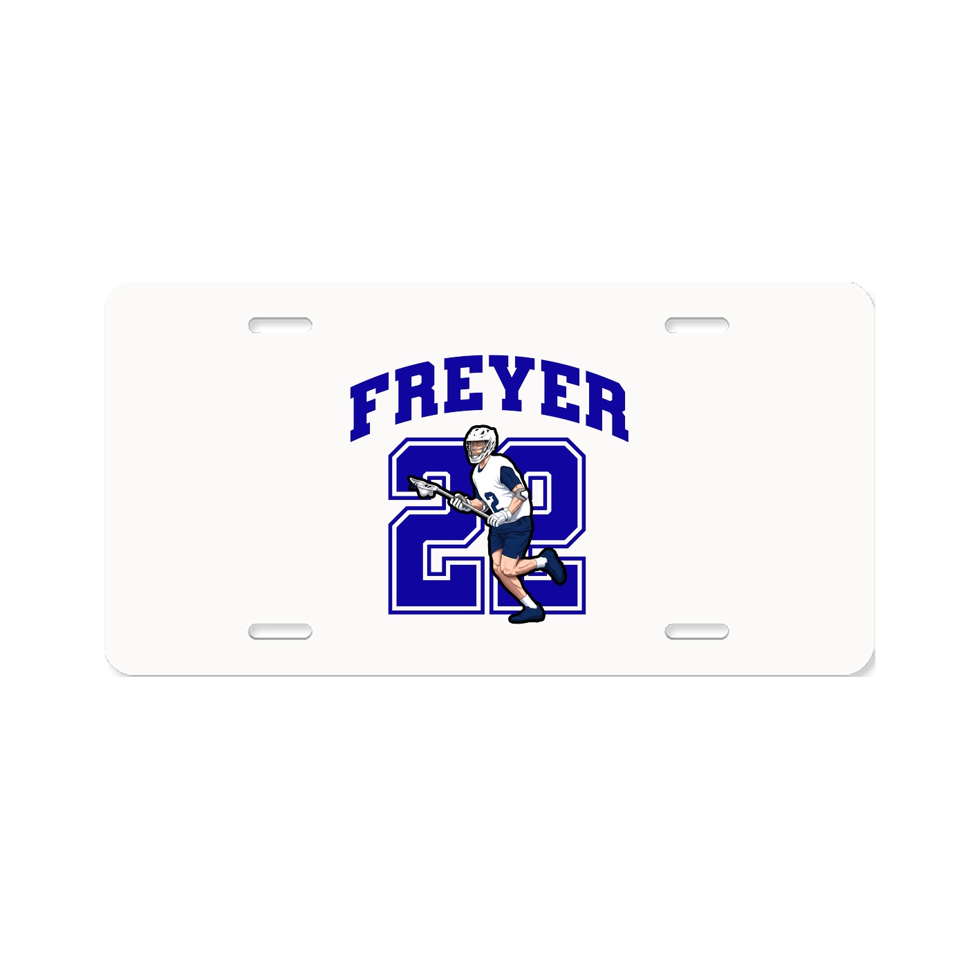 License Plate — Number in Classic