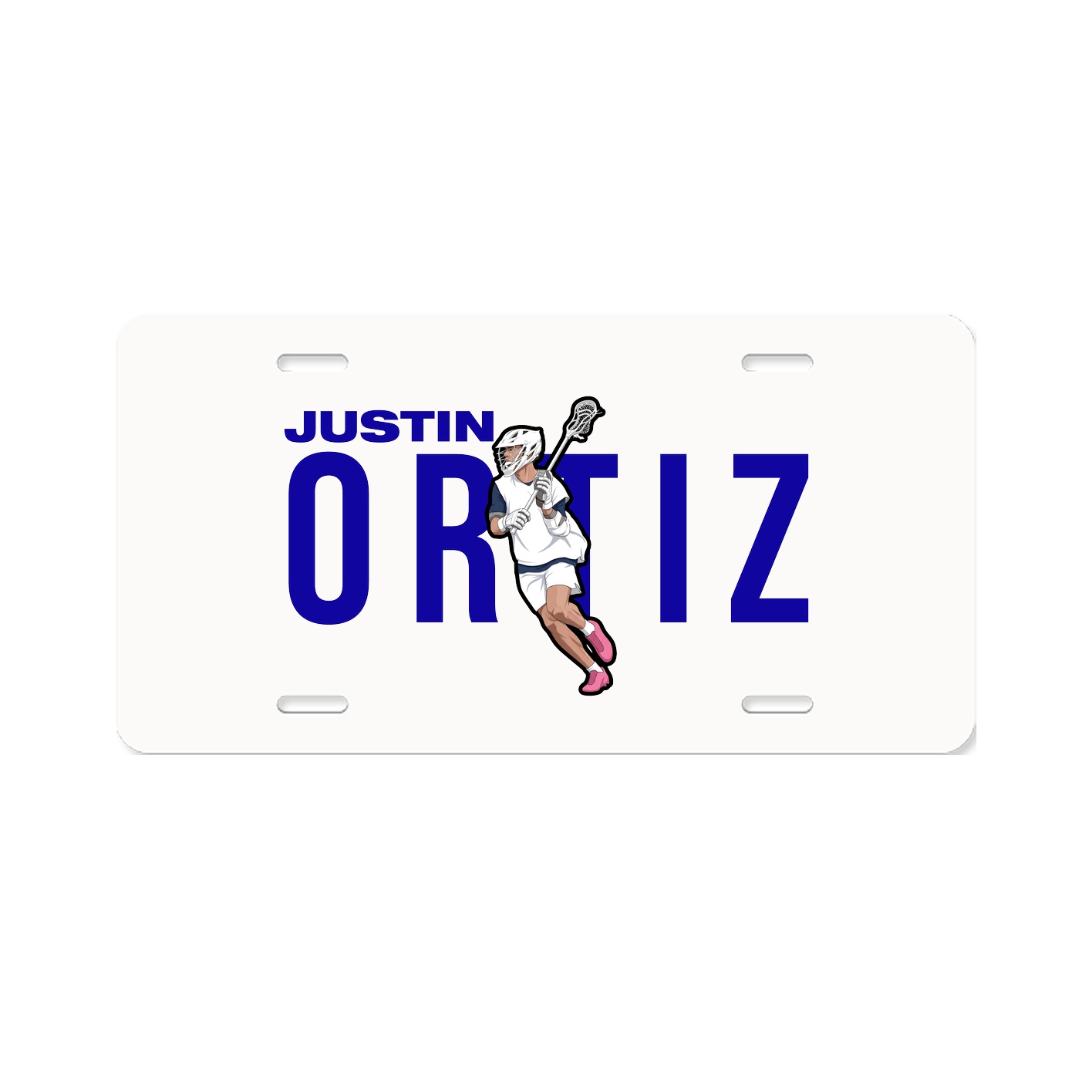 License Plate — Player Name in Classic