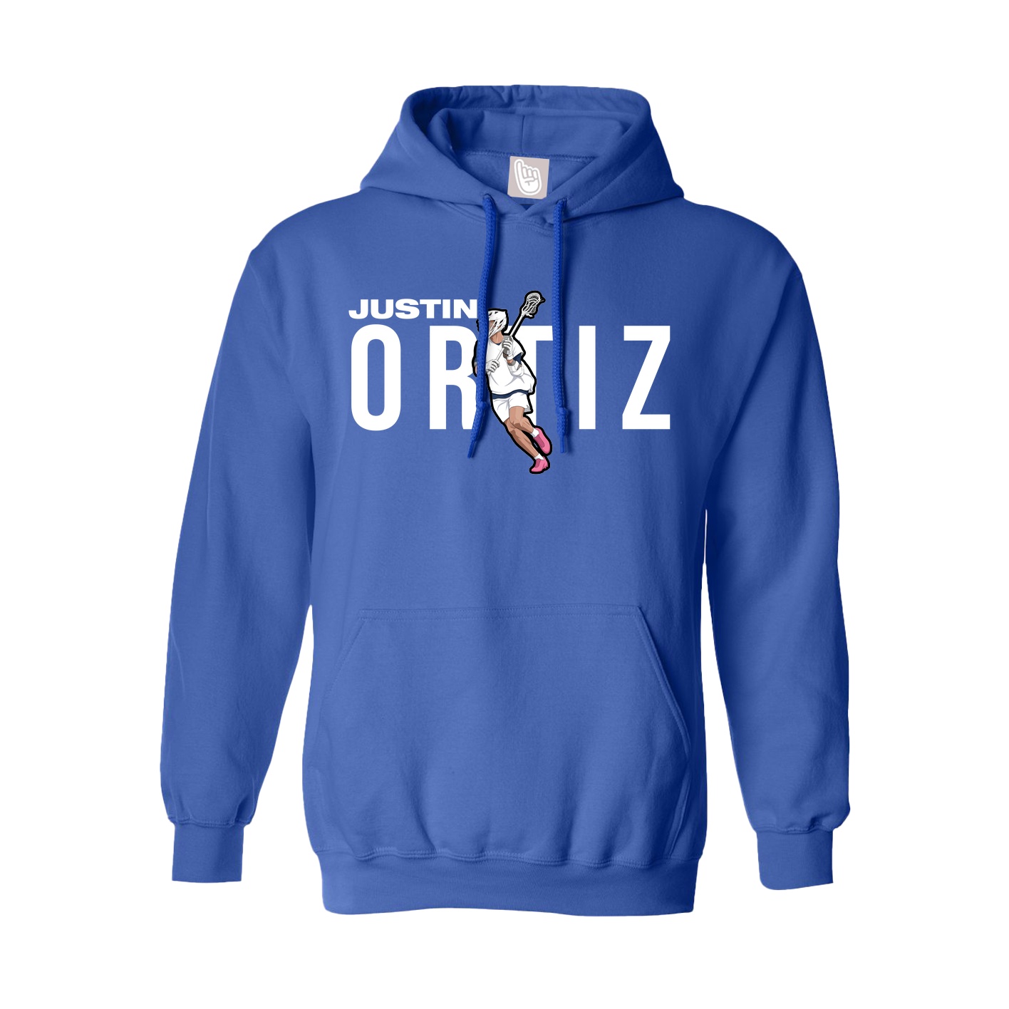 Hoodie — Player Name in Royal