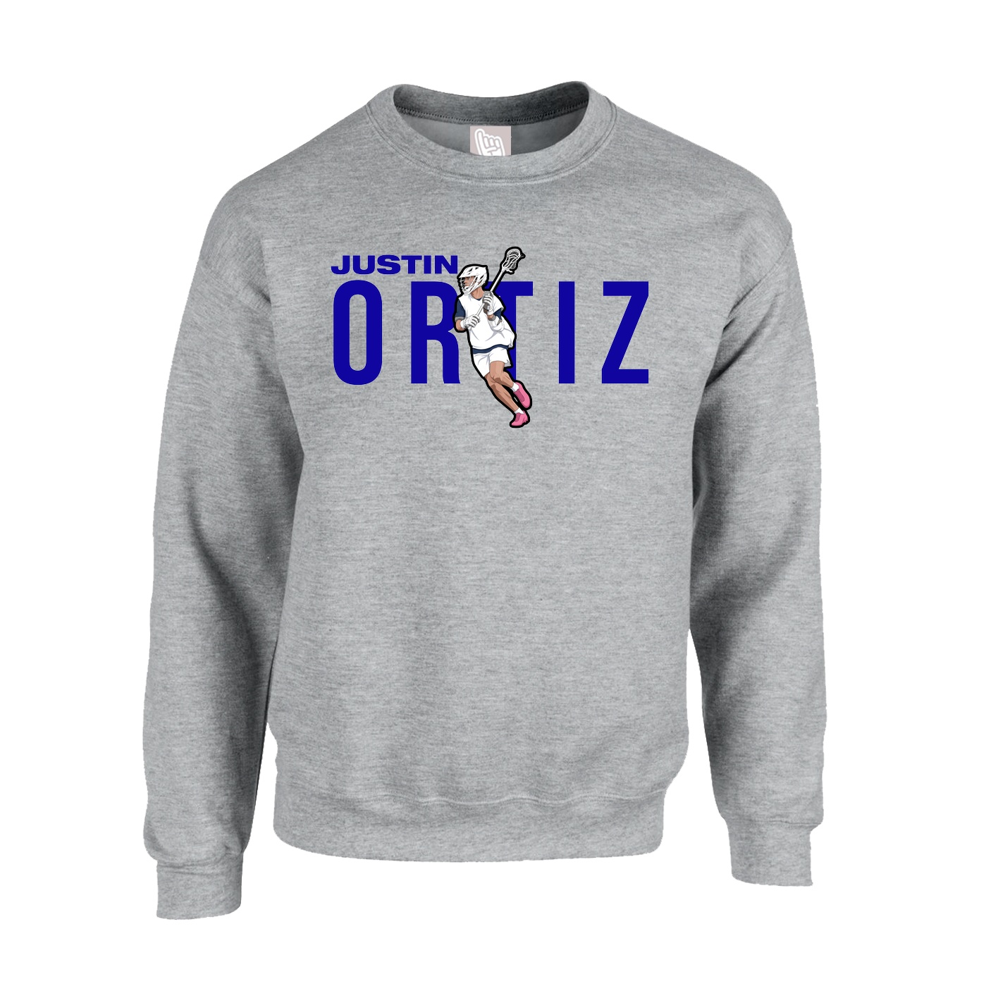 Fleece Crew — Player Name in Grey