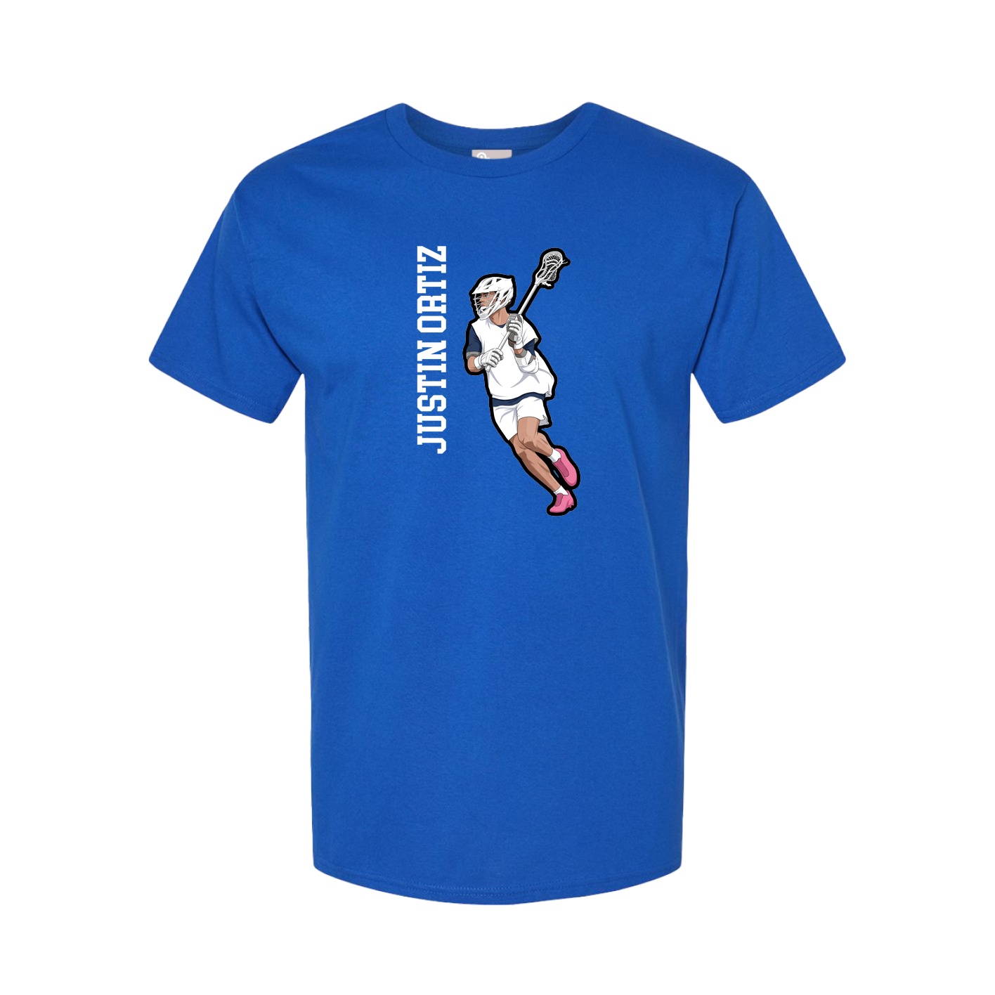 Tee — Name Vertical in Royal