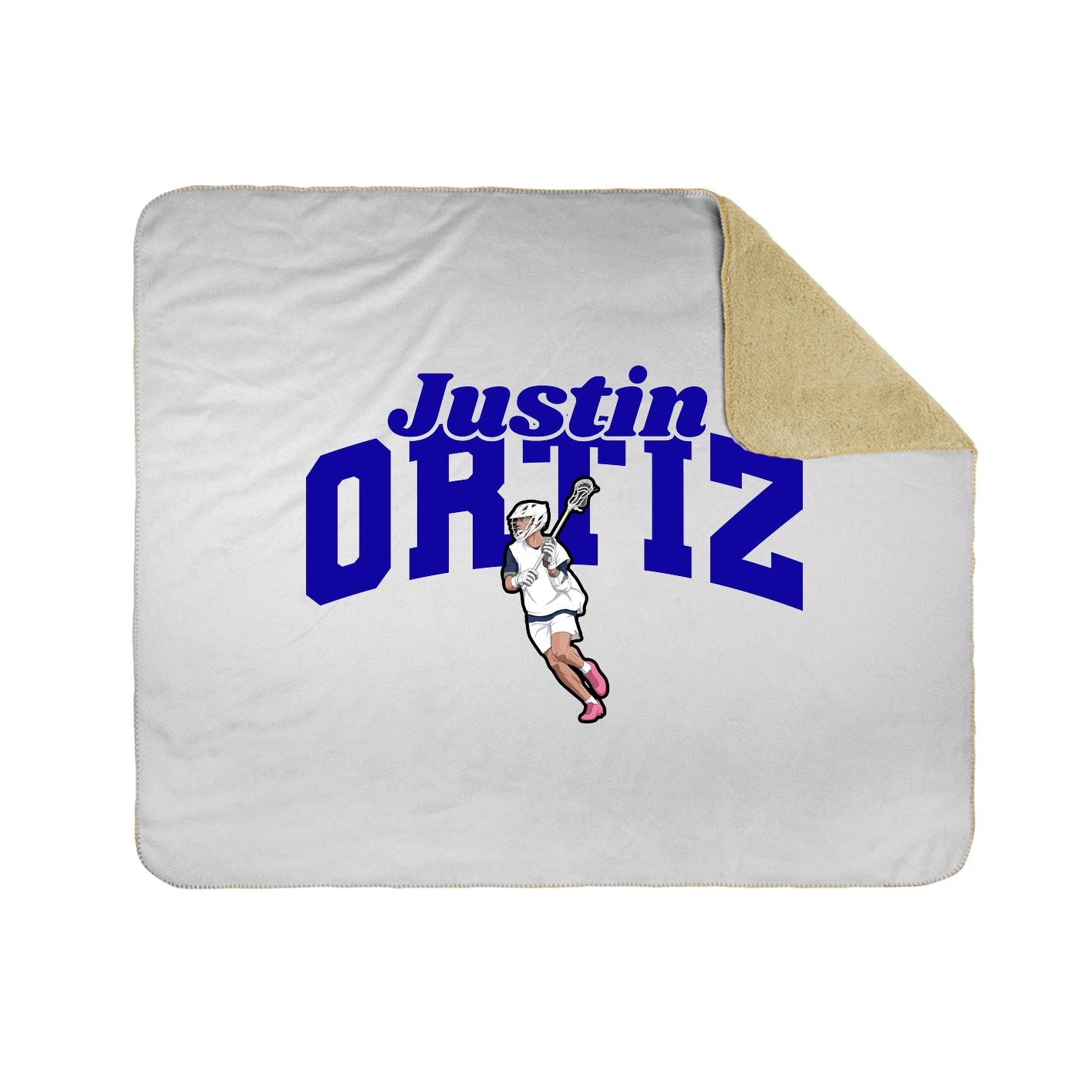 Throw Blanket — Signature Arch in White
