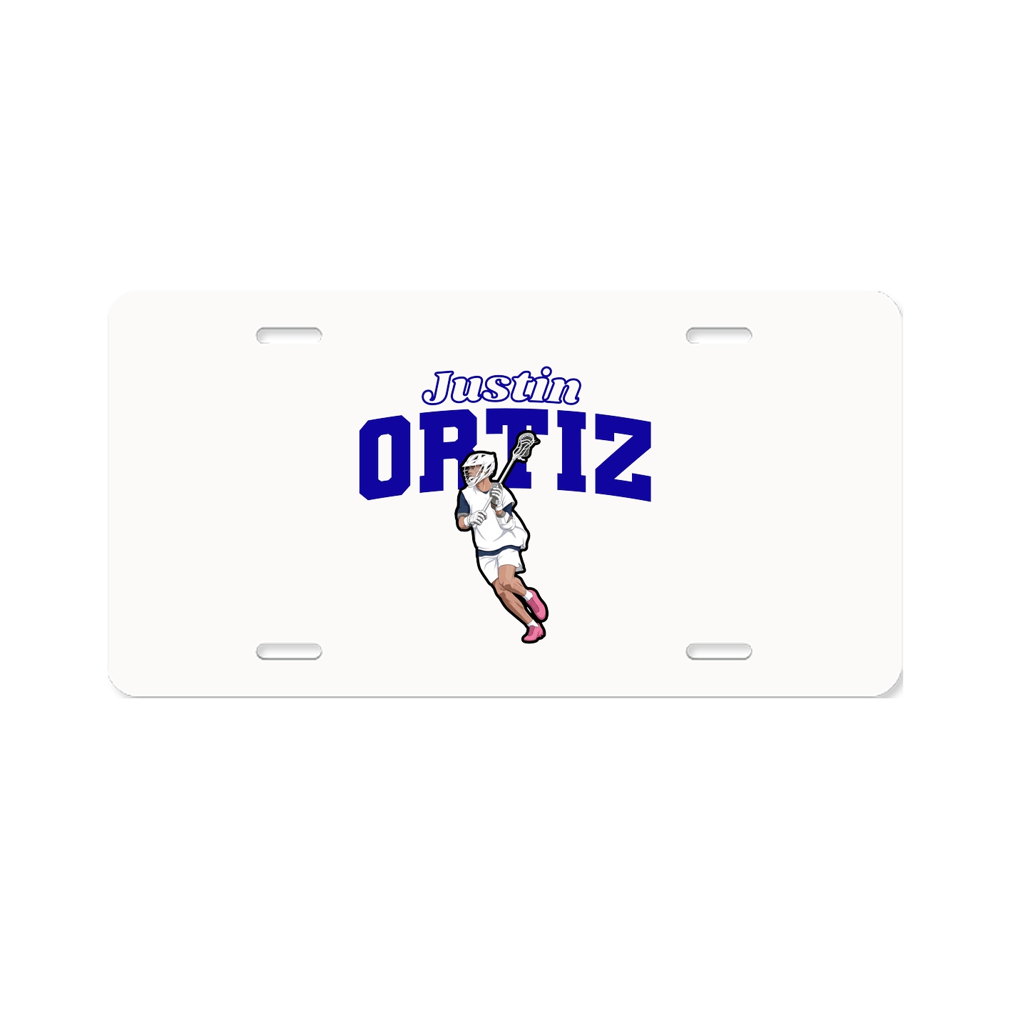 License Plate — Name Arch in Classic