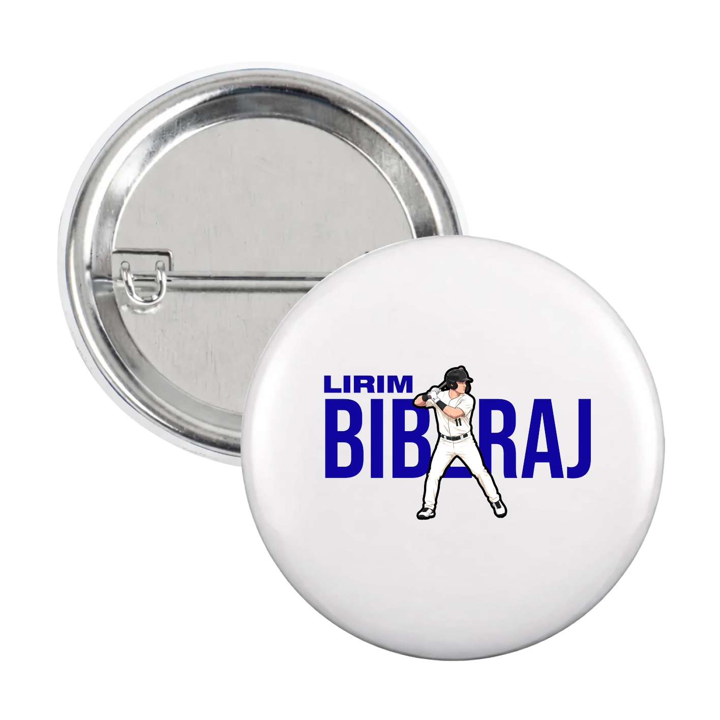 Game Day Button — Player Name in White