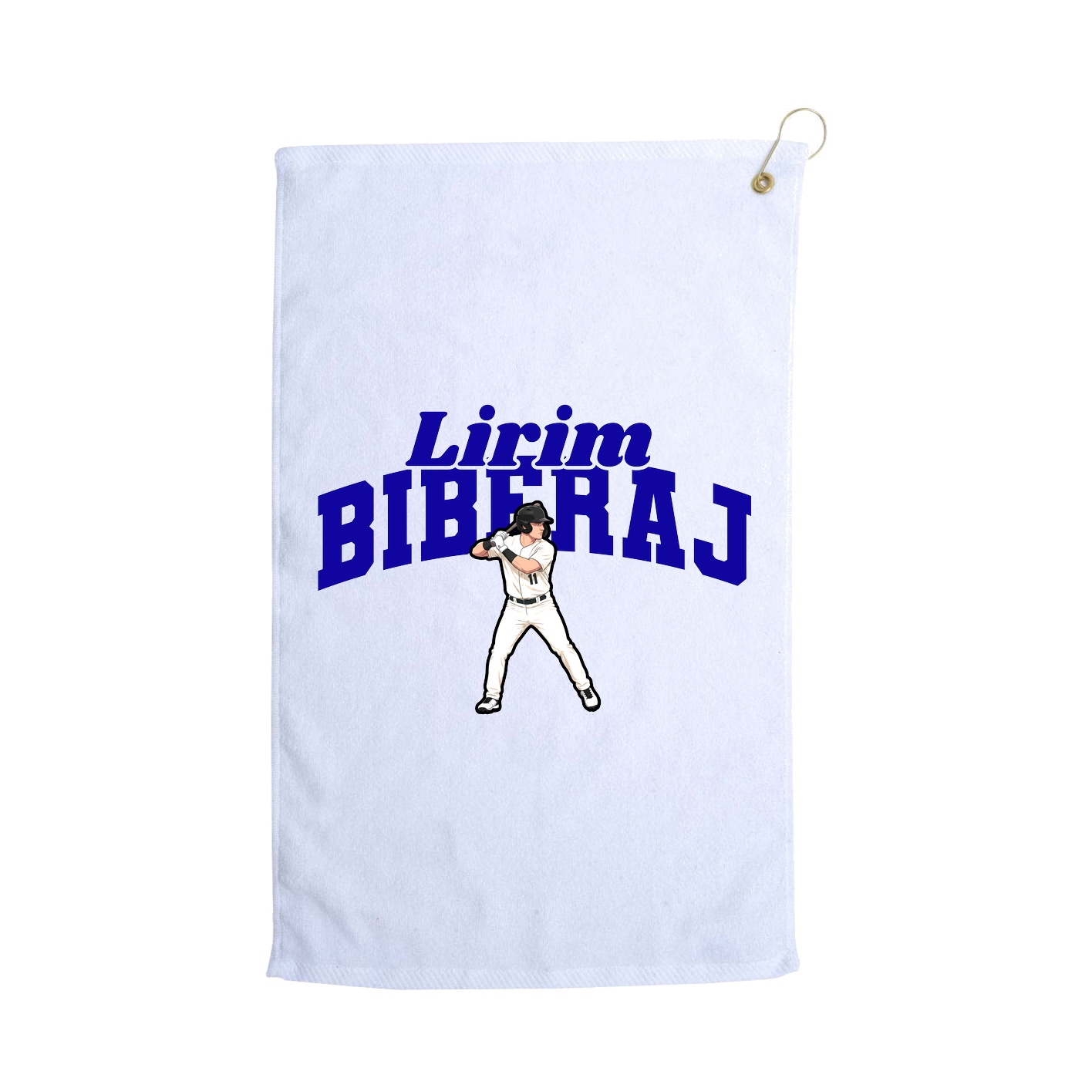 Golf Towel — Signature Arch in White