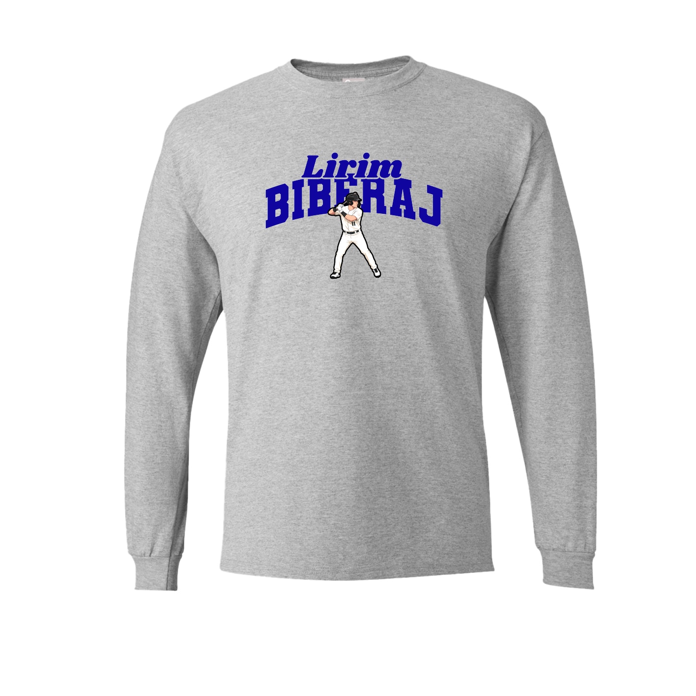 Long Sleeve Tee — Signature Arch in Grey