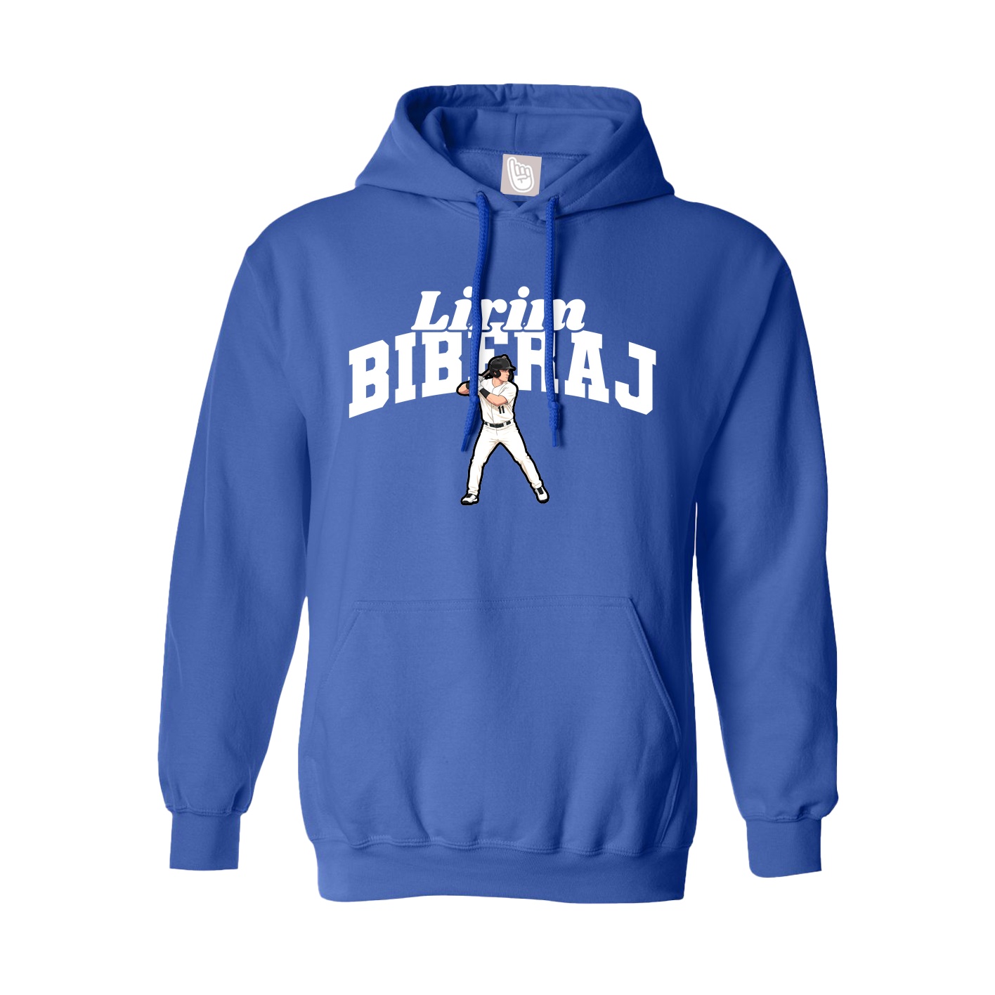 Hoodie — Signature Arch in Royal