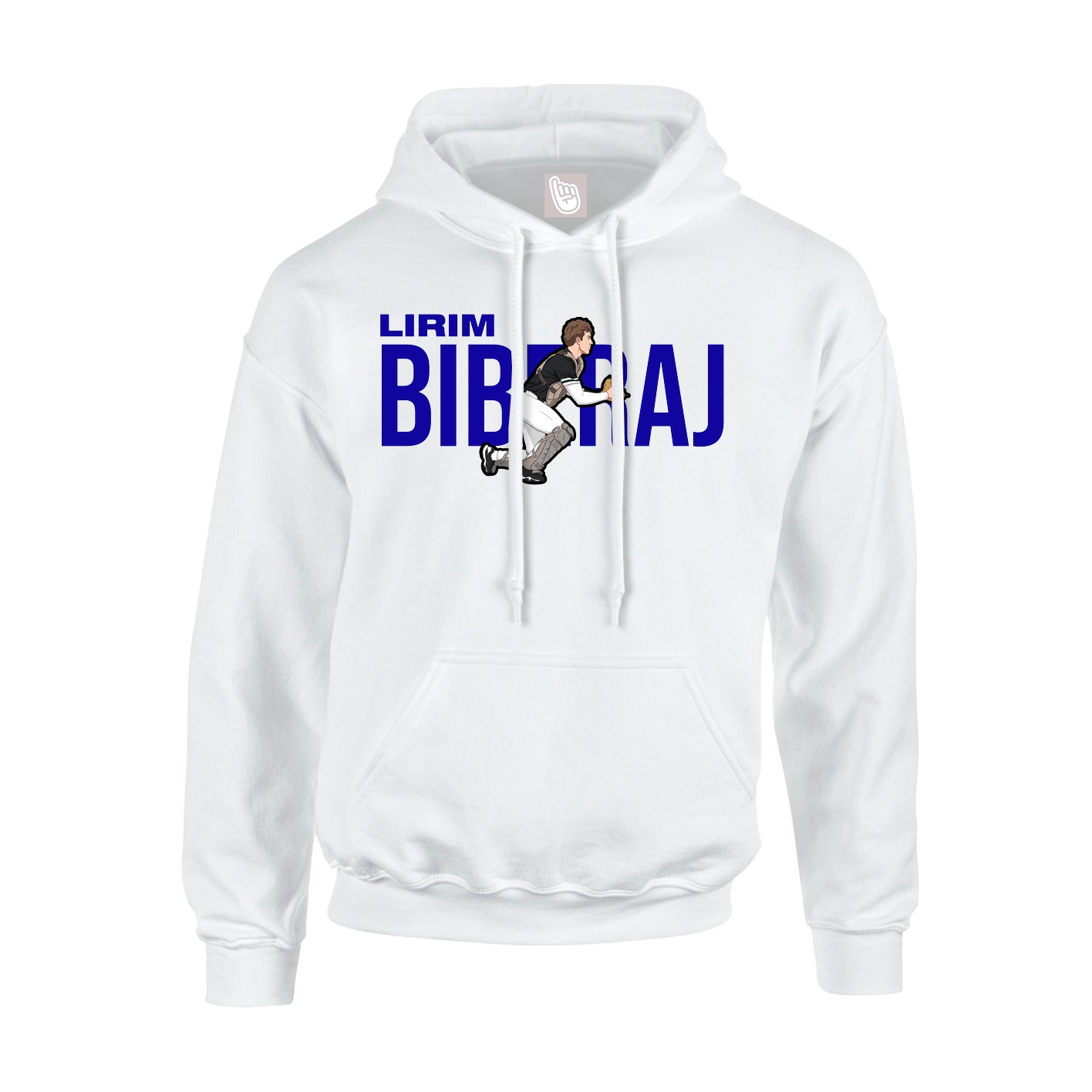 Youth Hoodie — Player Name in White
