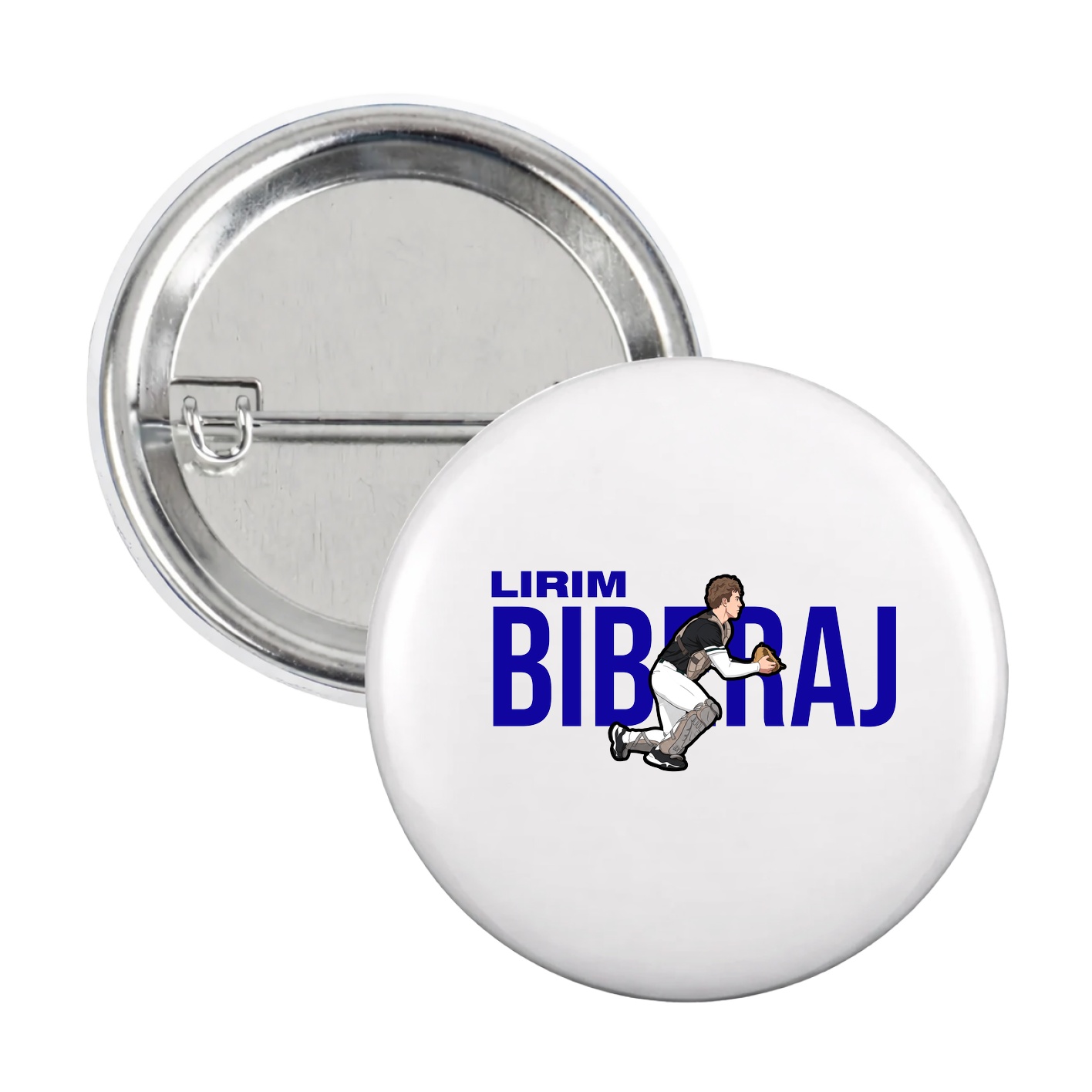 Game Day Button — Player Name in White