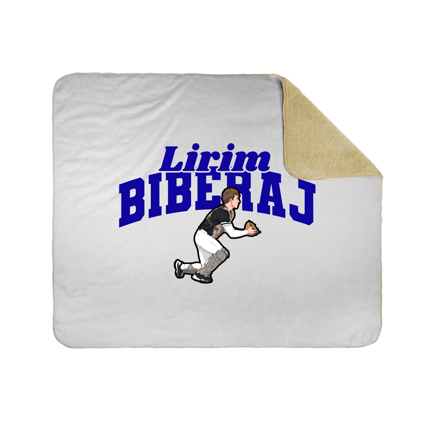 Throw Blanket — Signature Arch in White