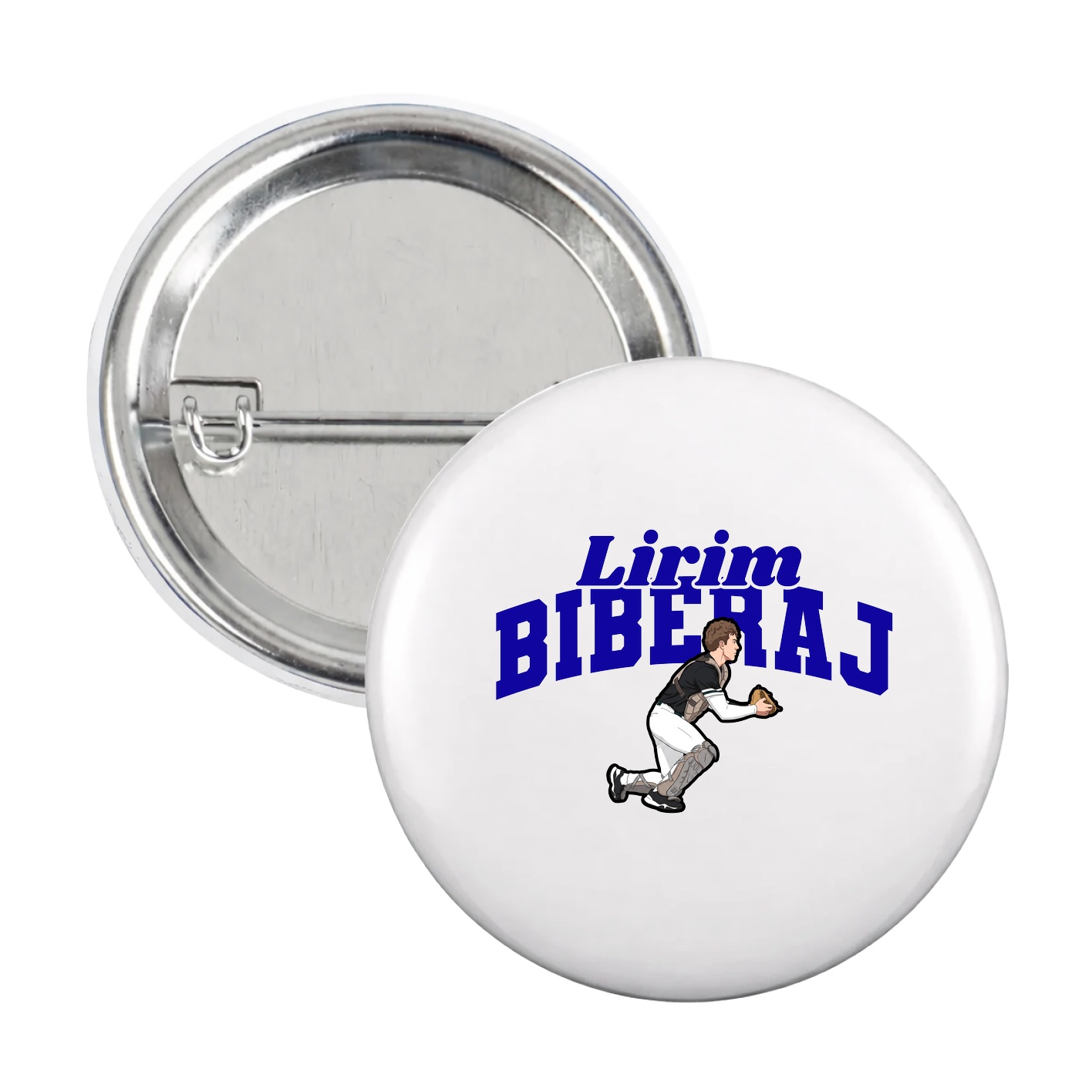 Game Day Button — Signature Arch in White