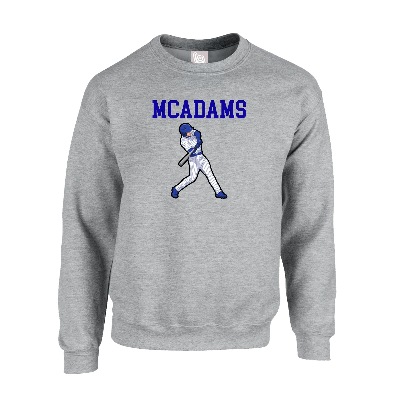 Fleece Crew — Shirsey in Grey