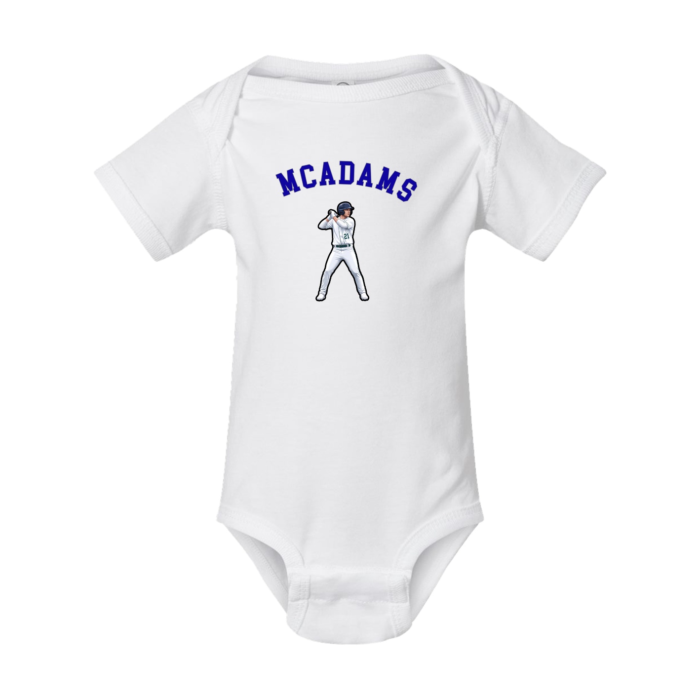 Baby Onesie — Shirsey Arch in White