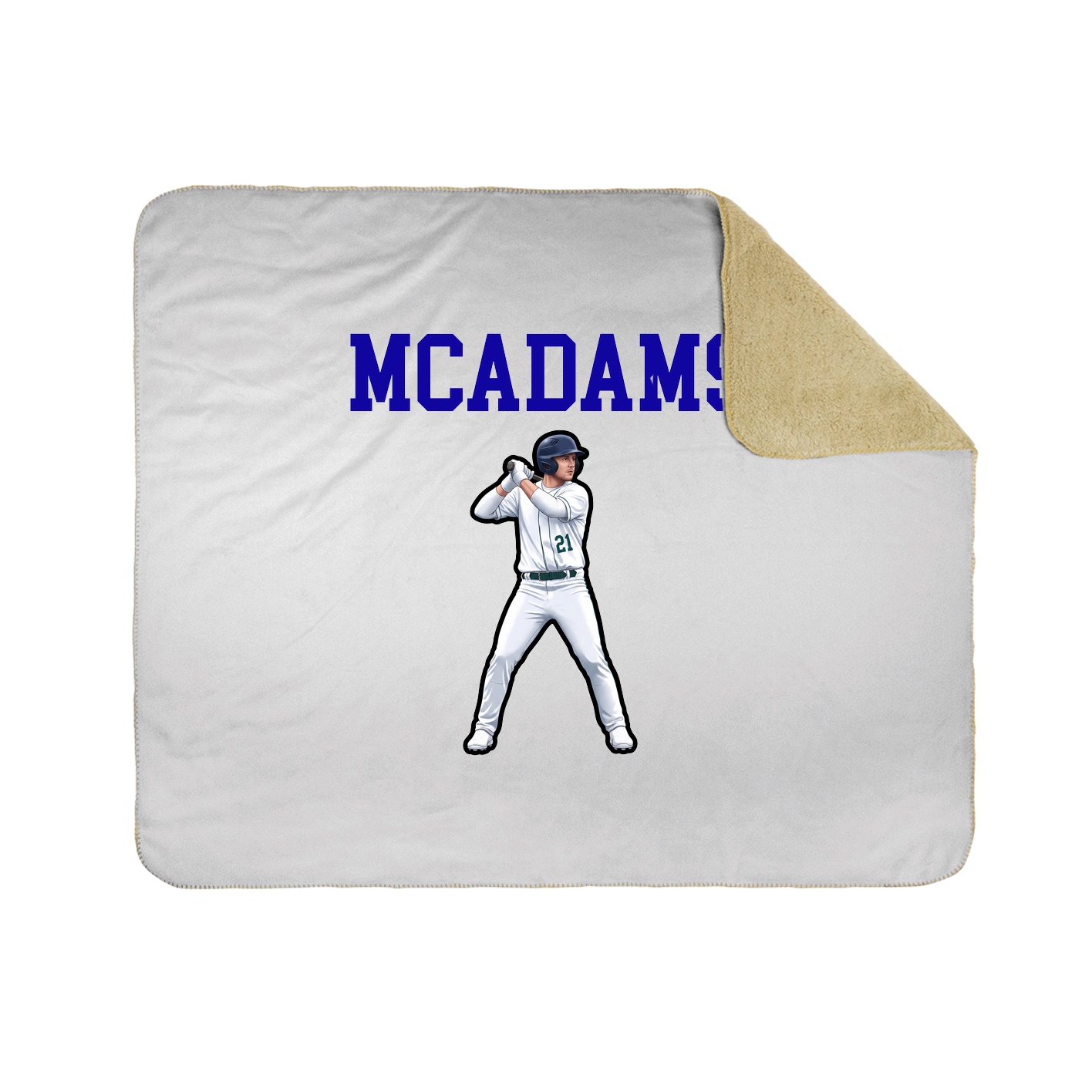Throw Blanket — Shirsey in White