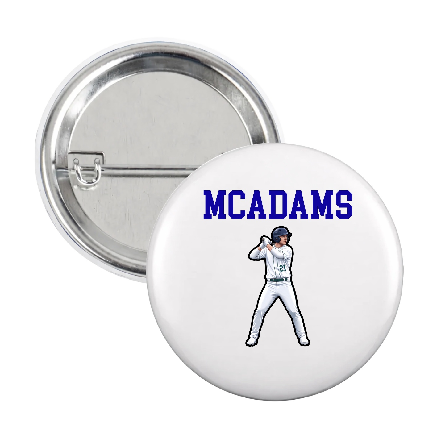 Game Day Button — Shirsey in White