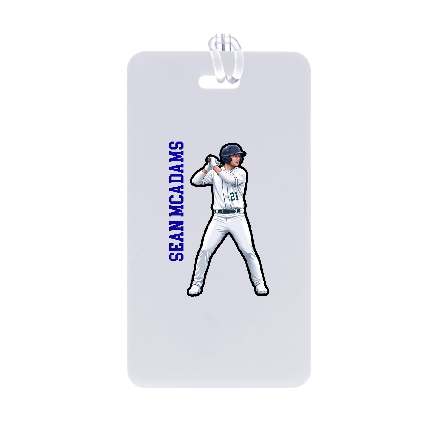 Bag Tag — Name Vertical in Classic