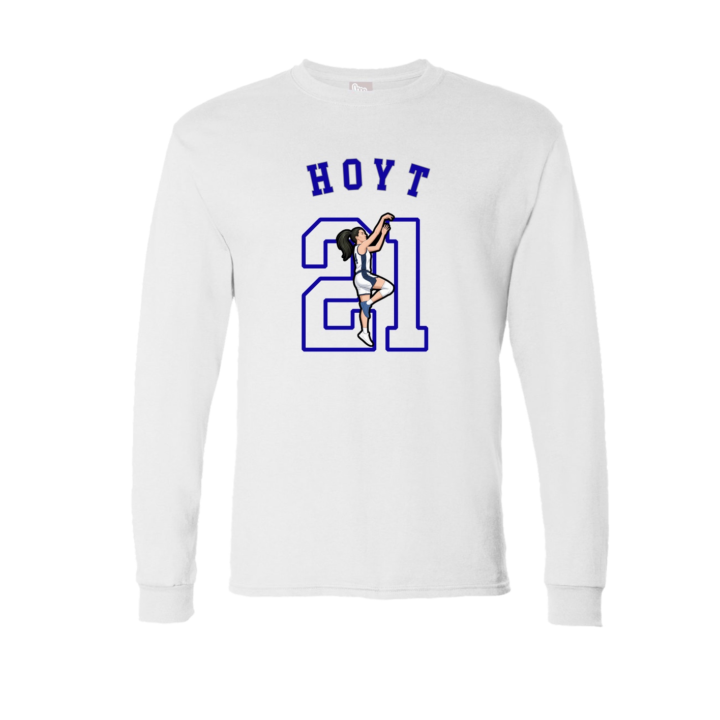 Long Sleeve Tee — Shirsey Arch in White