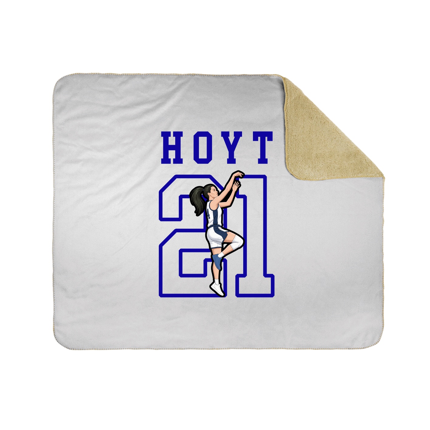 Throw Blanket — Shirsey in White