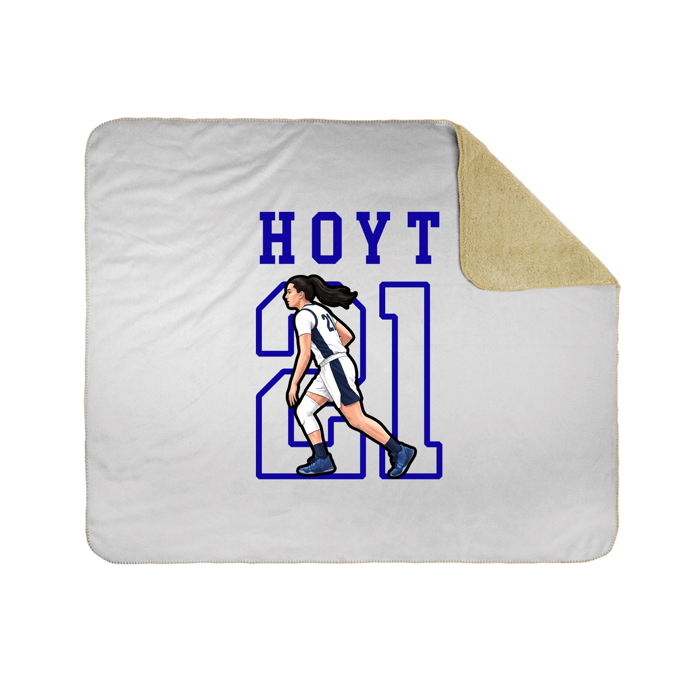 Throw Blanket — Shirsey in White