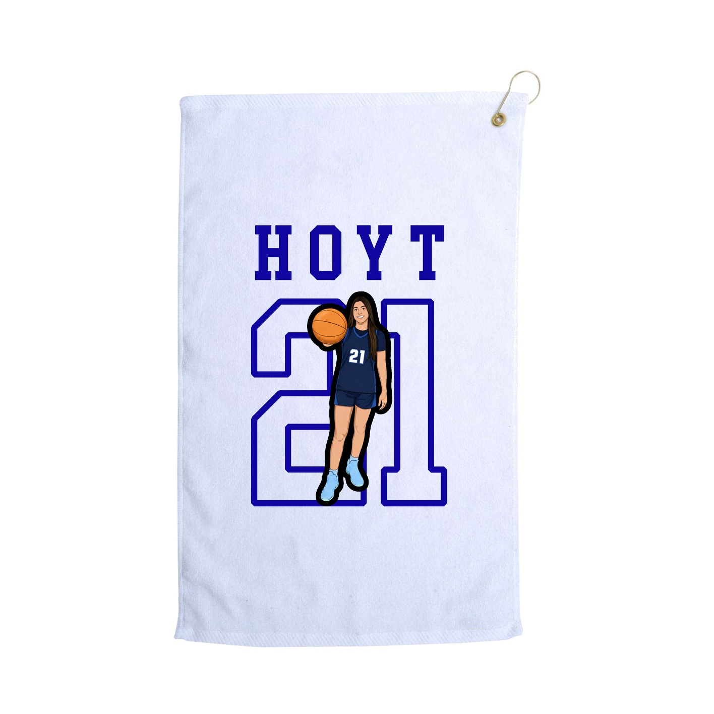 Golf Towel — Shirsey in White