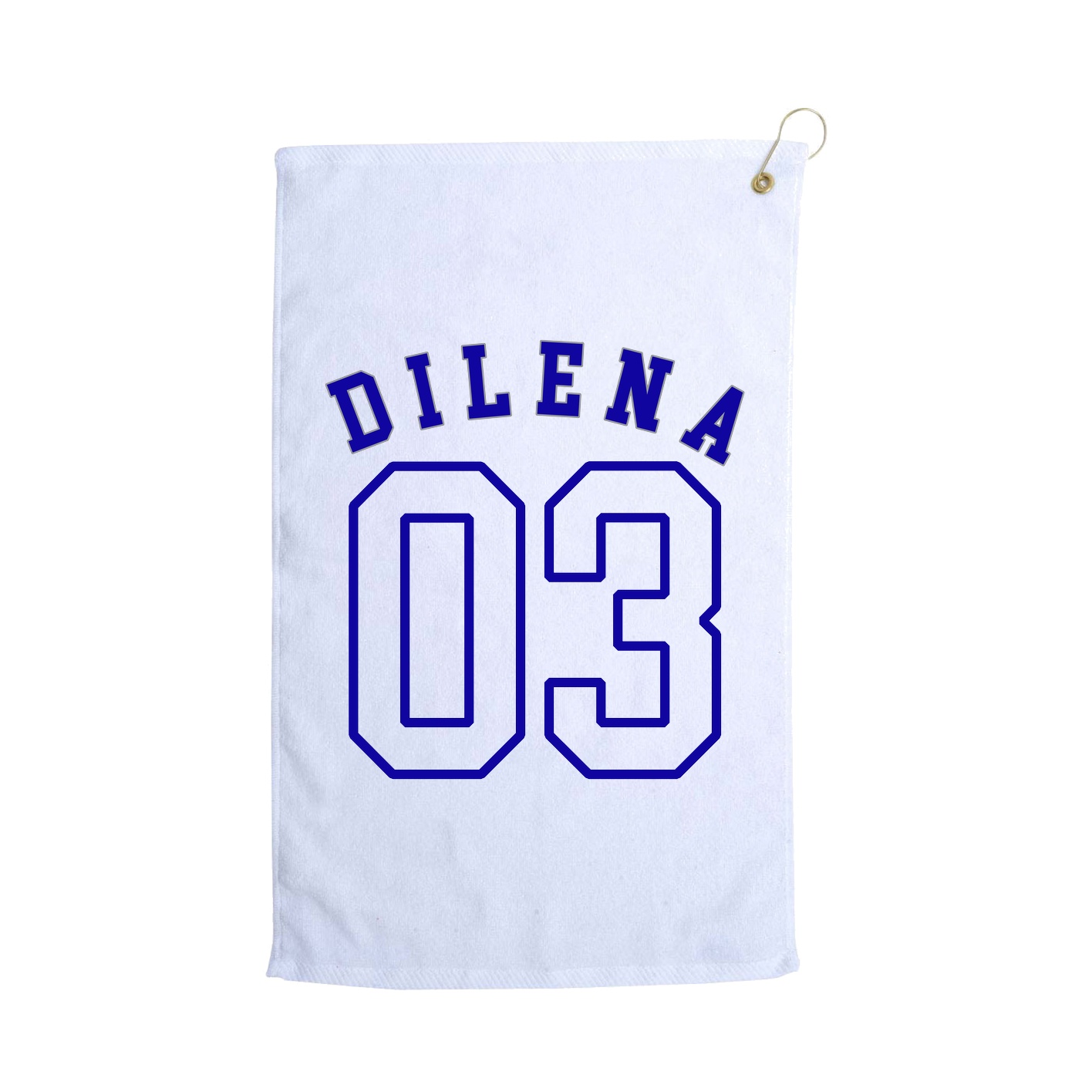 Golf Towel — Shirsey Arch in White