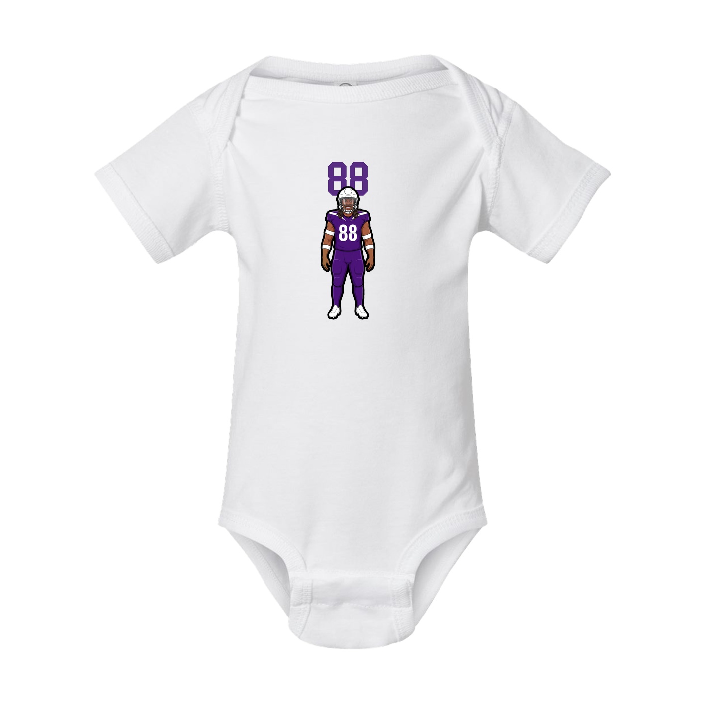 Baby Onesie — Number Top in White