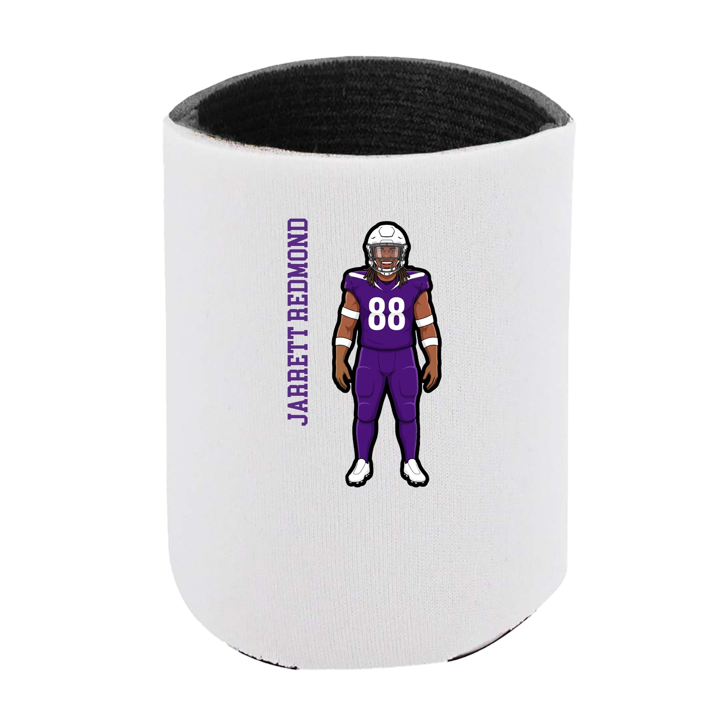 Can Holder — Name Vertical in White